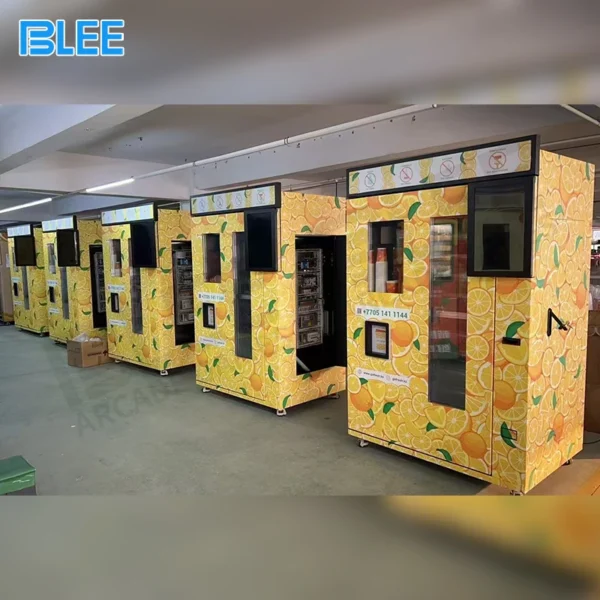 Commercial Orange Smart Juice Vending Machine Outdoor Unmanned Retail Automatic Fresh Orange Juice Vending Maker Machine - Image 2