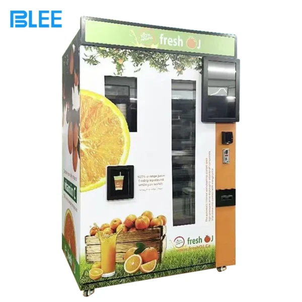 Commercial Orange Smart Juice Vending Machine Outdoor Unmanned Retail Automatic Fresh Orange Juice Vending Maker Machine - Image 5