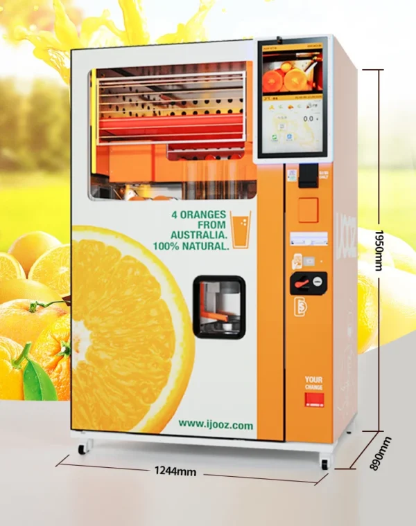 Unmanned New Retail Orange Juice New Arrival Orange Juice Vending Machine With Bill Card Reader Cashless Orange Juicer Machine - Image 3