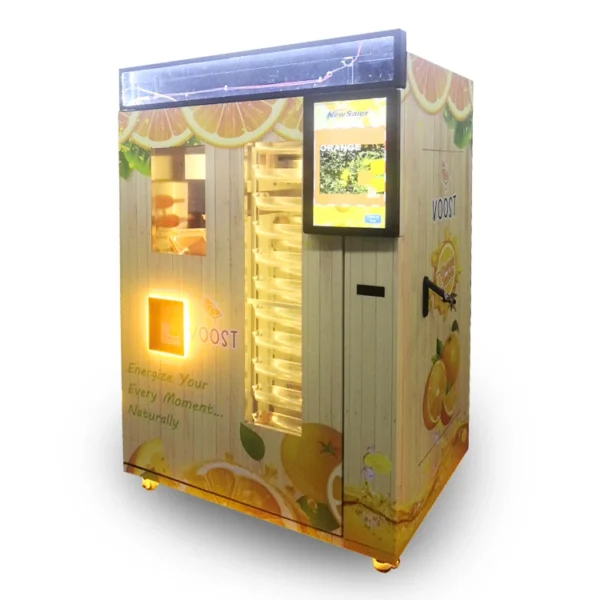 Outdoor Unmanned Retail Automatic Fresh Orange Juice Vending Machine Juicer Maker Commercial - Image 4