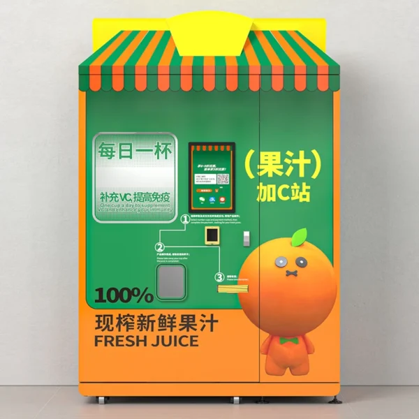 Freshly Squeezed Automatic Fresh Fruit Orange Juice Vending Machine Price Orange Juicer Vending Machine Automatic - Image 6