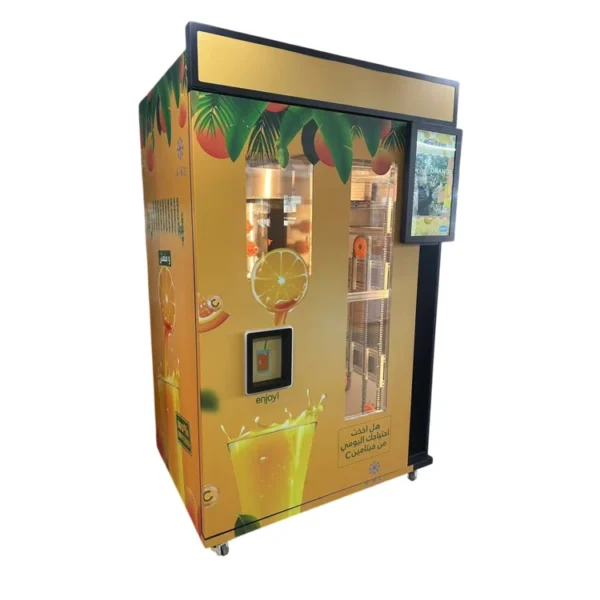 24/7 Unmanned Operation Smart Orange Juice Vending Machine With AI Inventory Management And NFC/QR Code Payment Solutions - Image 3