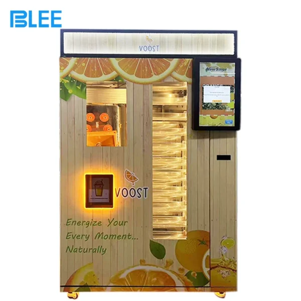 Commercial Orange Smart Juice Vending Machine Outdoor Unmanned Retail Automatic Fresh Orange Juice Vending Maker Machine - Image 6